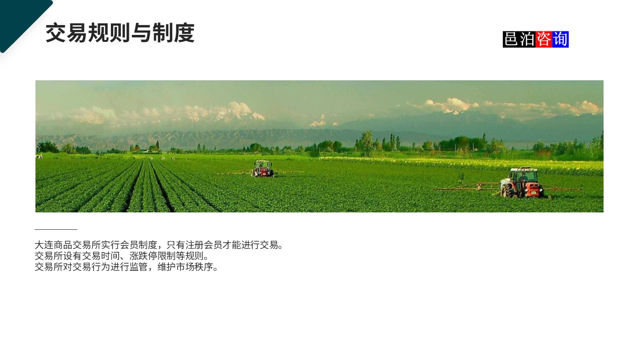 邑泊數(shù)字化智能化技術(shù)國內(nèi)商品和期貨交易所交易規(guī)則與制度