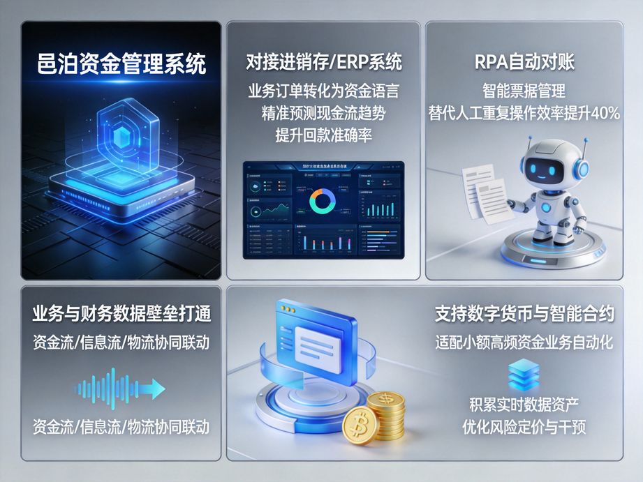 高性價比的邑泊，資金管理系統(tǒng)以親民的成本實現(xiàn)企業(yè)資金數(shù)字化升級，助力中小企業(yè)輕松邁入智能財資時代。
