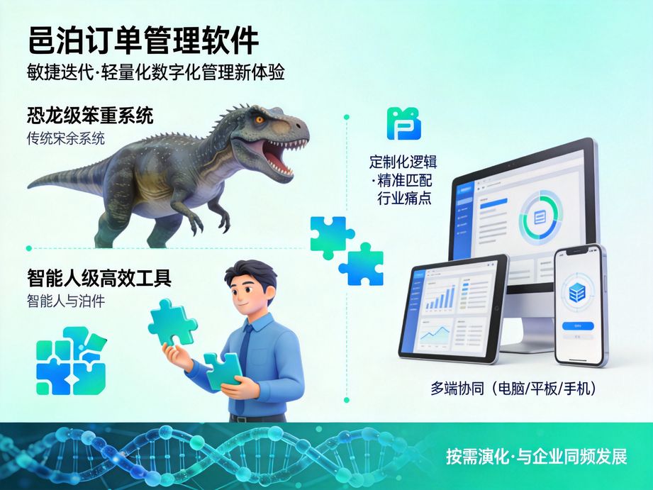 數(shù)字化浪潮下的訂單管理革新：邑泊軟件訂單錄入系統(tǒng)，移動(dòng)端與PC端無縫同步，開啟高效辦公新紀(jì)元