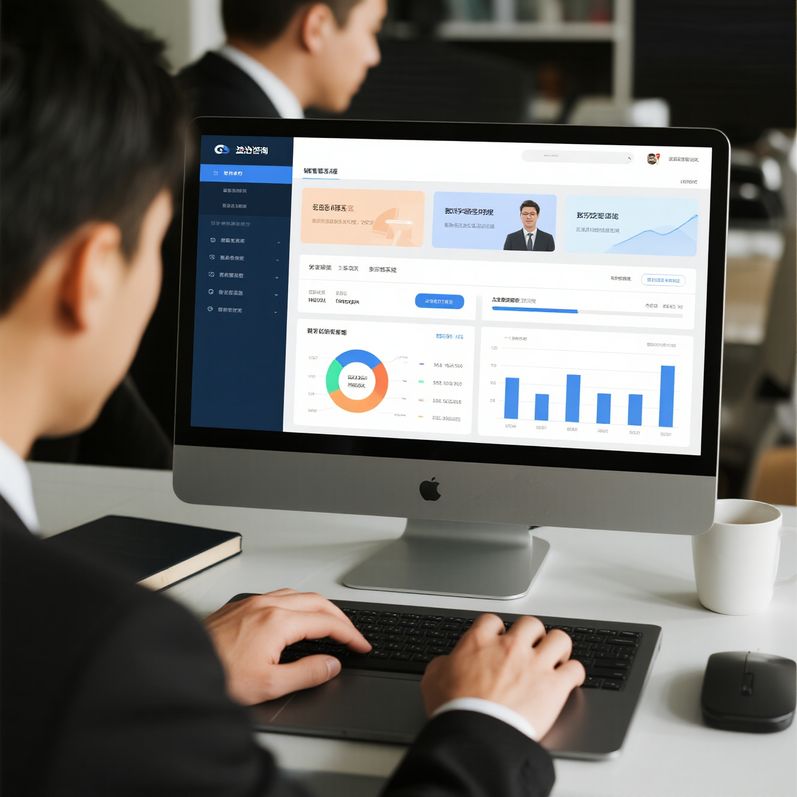 企業(yè)使用邑泊銷售管理軟件，實現(xiàn)銷售業(yè)務(wù)流程自動化。