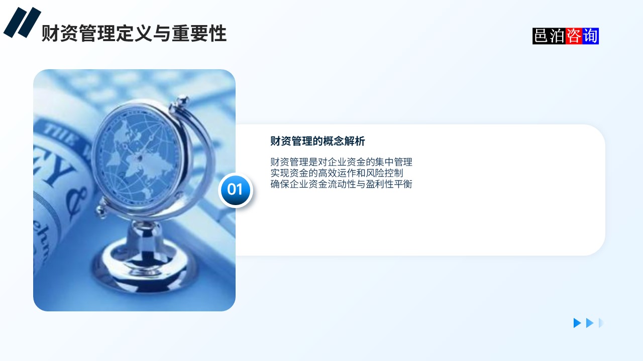 邑泊數(shù)字化智能化技術(shù)資金管理財(cái)資管理體系建設(shè)路線圖財(cái)資管理定義與重要性