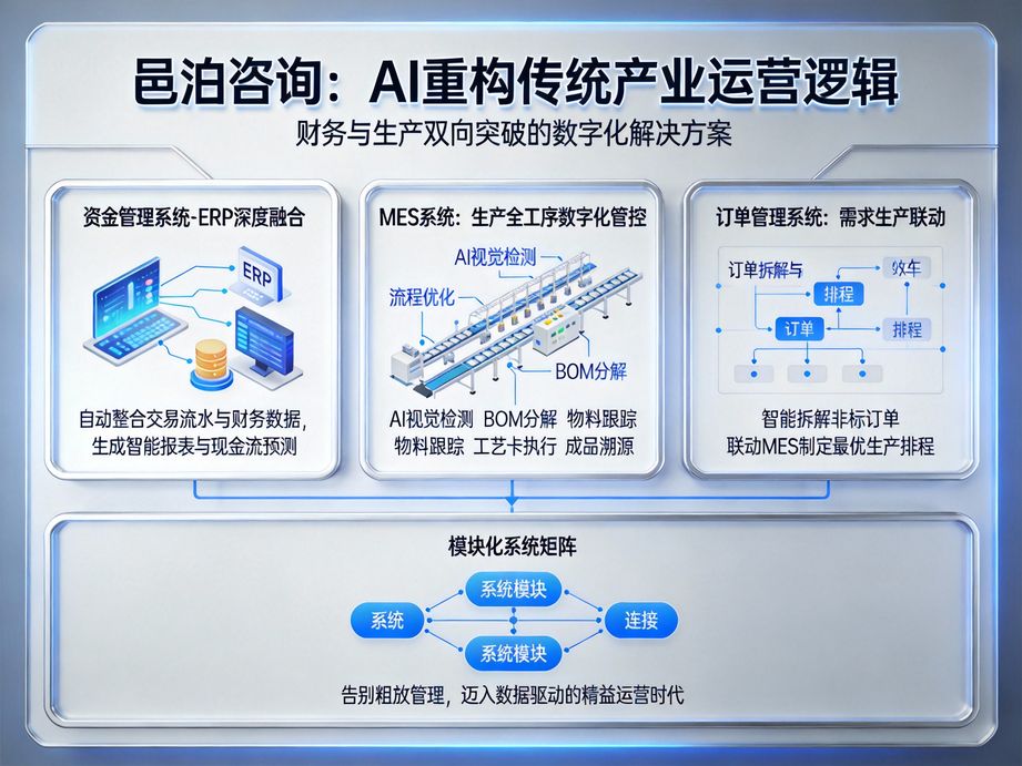 邑泊咨詢：漁業(yè)飼料企業(yè)ERP管理系統(tǒng)，全生命周期賦能企業(yè)項(xiàng)目高效管理