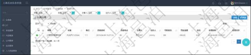 在項(xiàng)目管理軟件車輛管理系統(tǒng)中查詢車輛違章列表返回車輛、備注、違章時(shí)間、違章地點(diǎn)、主管人、經(jīng)辦人、司機(jī)姓名、罰款金額、扣分、處理時(shí)間等信息。