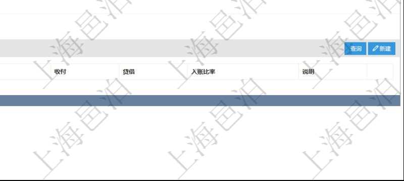 項(xiàng)目管理軟件會(huì)計(jì)管理模塊會(huì)計(jì)科目明細(xì)查詢還可以關(guān)聯(lián)查詢更多相關(guān)資料，比如入賬模板配置：套賬、交易明細(xì)類型、序號(hào)、收付、借貸、入賬比率、說明。