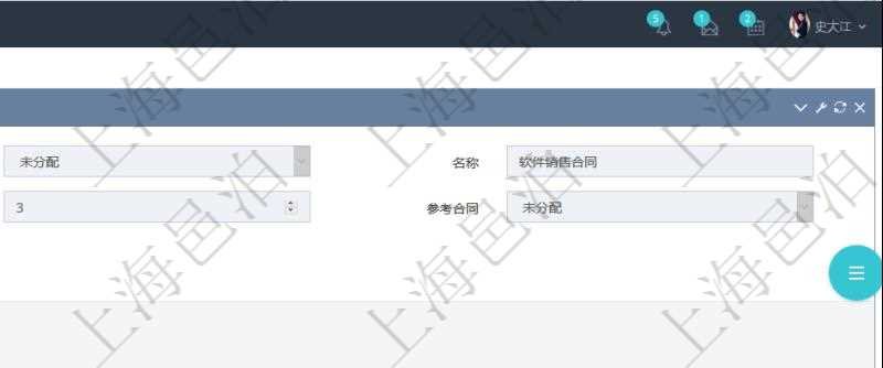 項目管理軟件合同管理模塊合同分類明細查詢還可以關(guān)聯(lián)查詢更多相關(guān)資料，比如子合同分類：子合同分類名稱、描述、序號、參考合同、合同模板等。