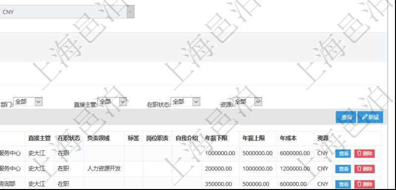 項(xiàng)目管理軟件人力資源管理系統(tǒng)可以通過(guò)團(tuán)隊(duì)明細(xì)子頁(yè)面查詢得到該團(tuán)隊(duì)的子團(tuán)隊(duì)信息，比如：子團(tuán)隊(duì)名稱、子團(tuán)隊(duì)代碼、子團(tuán)隊(duì)描述、財(cái)務(wù)人、登錄賬戶、組長(zhǎng)、單位、部門、直接主管、在職狀態(tài)、負(fù)責(zé)領(lǐng)域、標(biāo)簽、崗位職責(zé)、自我介紹、年薪下限、年薪上限、年成本等。